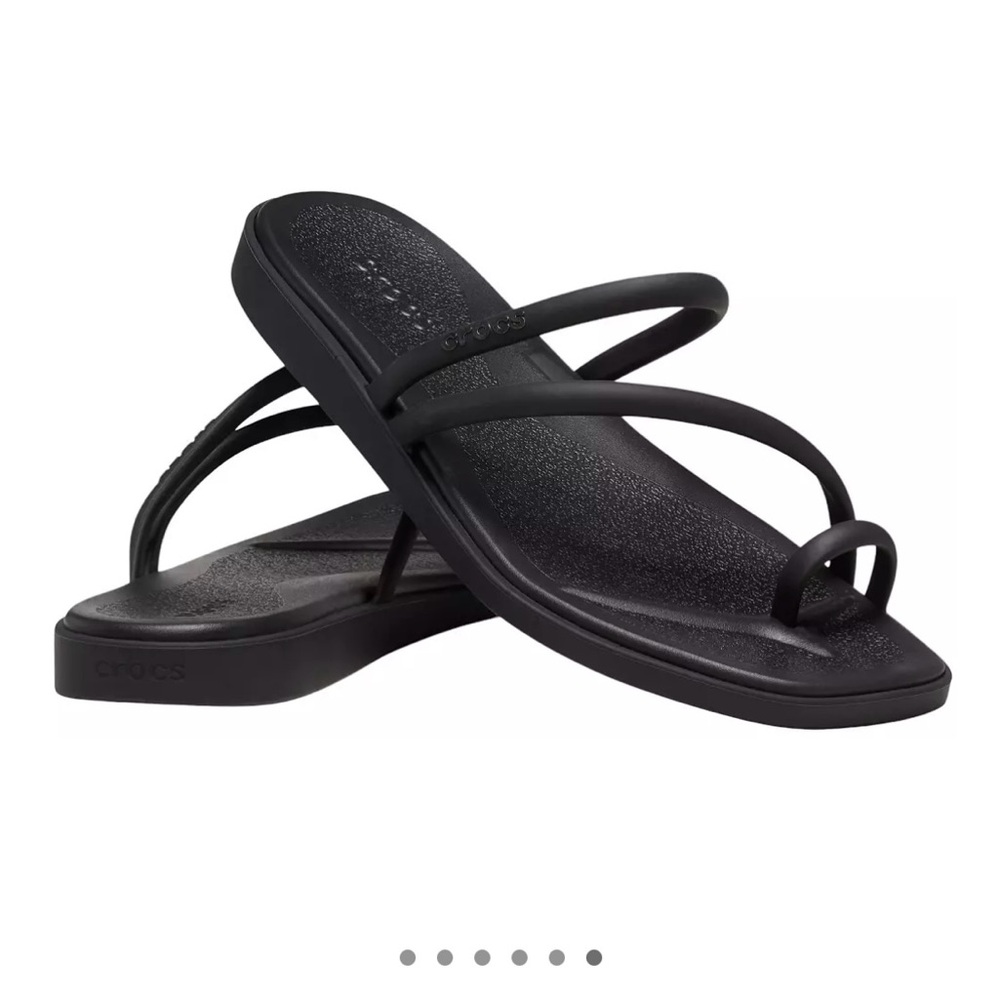 Crocs Miami Toe Loop Sandals - Black - image 5